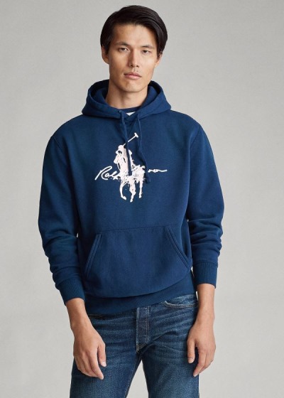 Ralph Lauren Pink Pony Fleece Hættetrøje Herre Danmark (FYQWE5430)